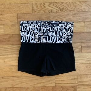 VS PINK Foldover Cotton Short